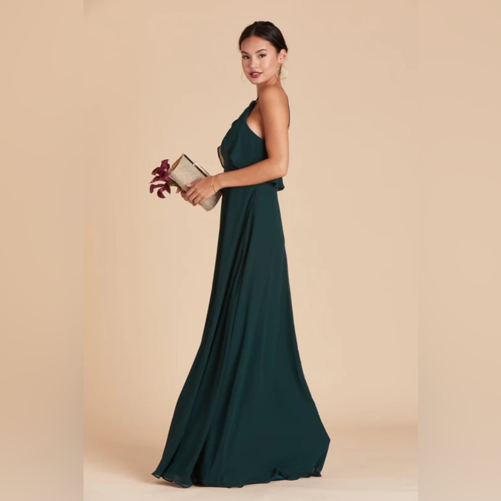 Birdy Grey JULES DRESS CHIFFON EMERALD Green NEW NWT Small BRIDESMAID Wedding - Picture 2 of 5